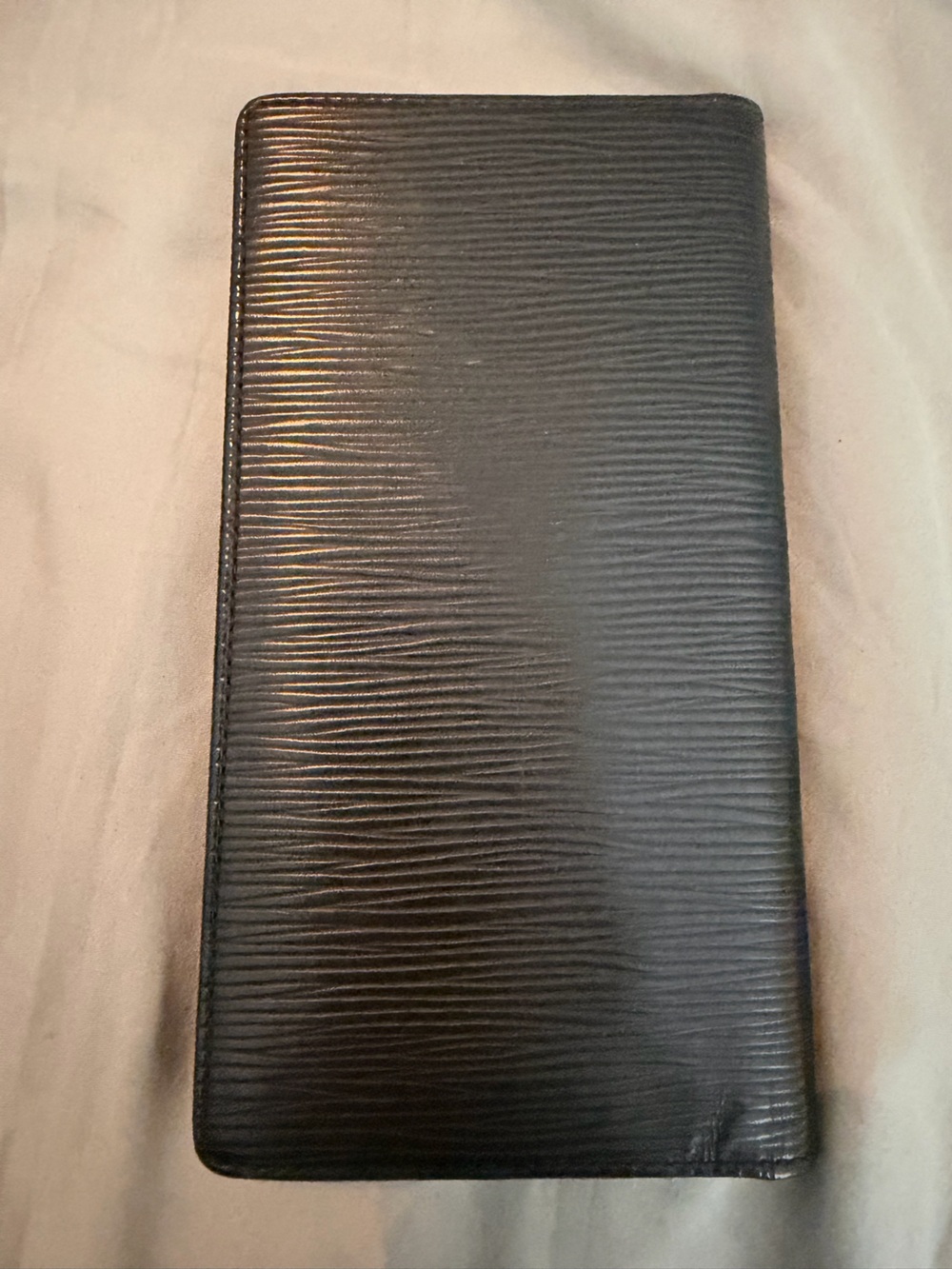 Black Epi Louis Vuitton Long Wallet with Certificate of Authenticity